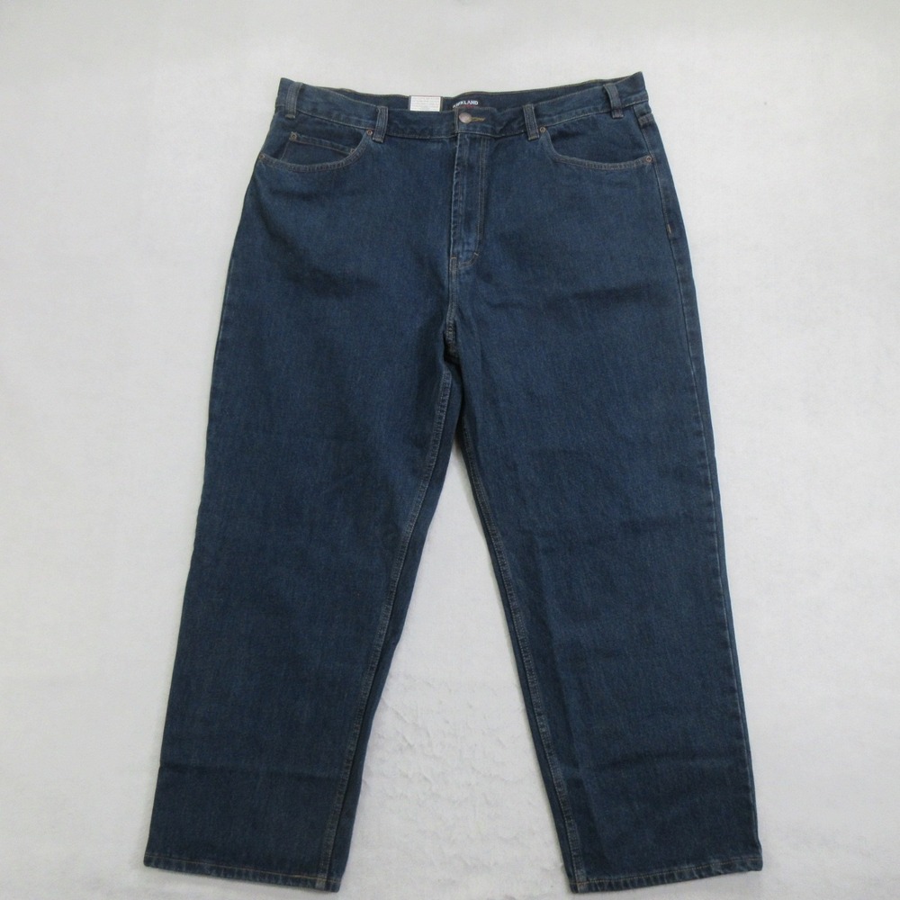 Kirkland Signature Mens 44x30 Straight Leg Dark Wash Jeans New